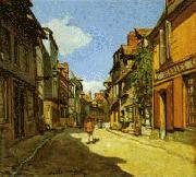 Claude Monet Rue de la Bavolle, Honfleur oil painting artist